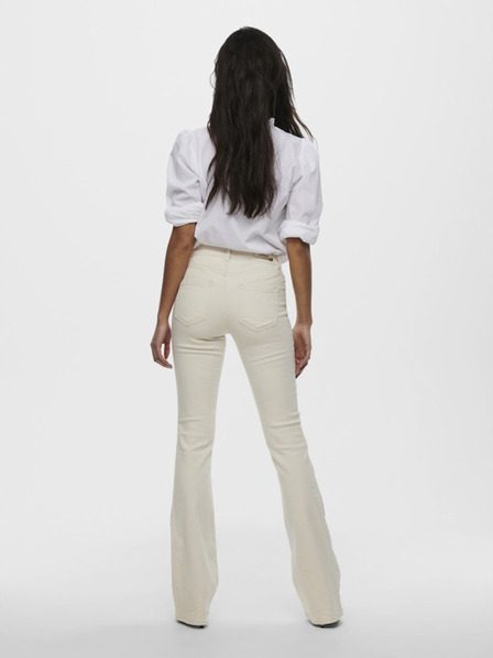 ONLY Cremefarbene Damenjeans ONLY Blush