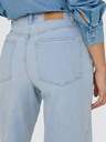 ONLY Hellblaue Damenjeans mit weitem Bein ONLY Madison