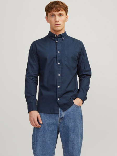Jack & Jones Dunkelblaues Jack & Jones Brook-Hemd für Herren