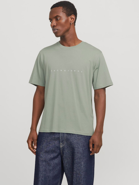 Jack & Jones Hellgrünes Jack & Jones Star-Hemd für Herren