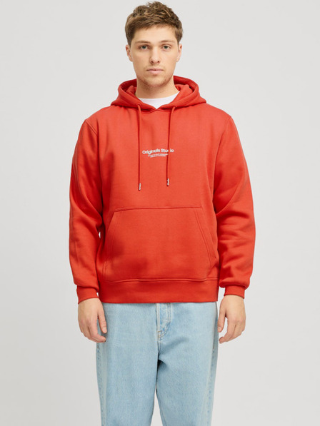 Jack & Jones Orange Jack & Jones Vesterbro Herren-Kapuzenpullover