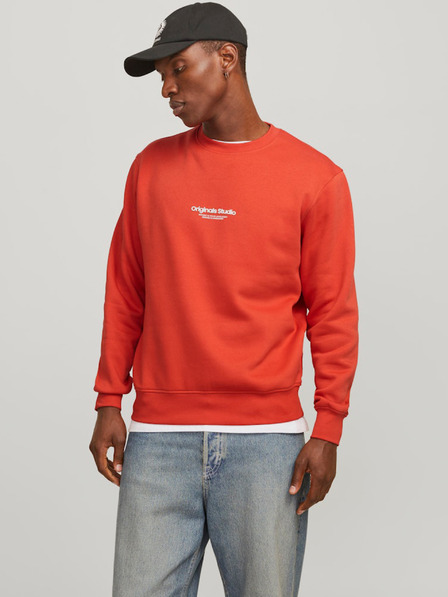 Jack & Jones Orange Jack & Jones Vesterbro Herren-Kapuzenpullover