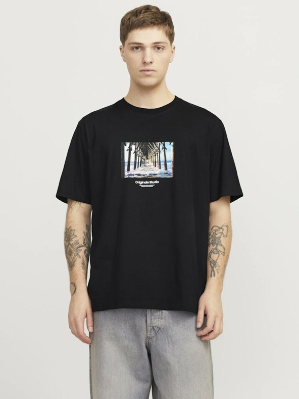 Jack & Jones Schwarzes Jack & Jones Vesterbro Hemd für Herren