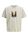 Jack & Jones Jack & Jones Vesterbro Beige Herrenhemd