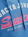 Jack & Jones Blauer Jack & Jones Logo-Kapuzenpullover für Herren