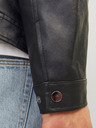 Jack & Jones Schwarze Jack & Jones Dylan Lederjacke für Herren