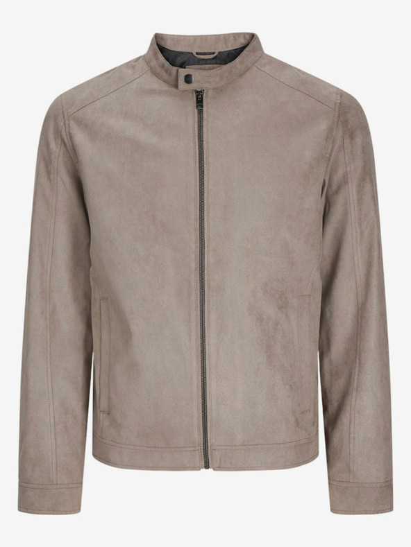 Jack & Jones Jack & Jones Dylan Herrenjacke aus beigem Wildleder