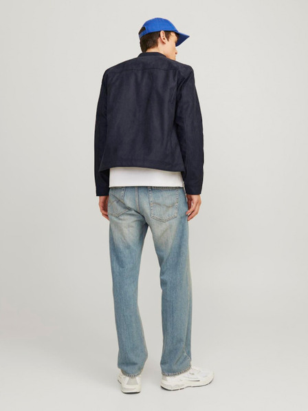 Jack & Jones Dunkelblaue Jack & Jones Dylan Wildlederjacke für Herren