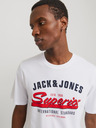 Jack & Jones Weißes Jack & Jones-Logo-Hemd für Herren