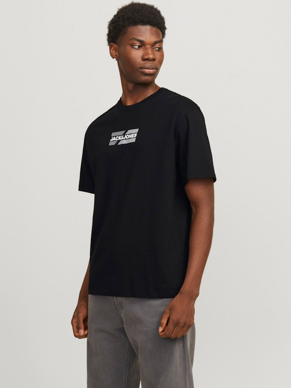 Jack & Jones Schwarzes Herren Jack & Jones Corp Hemd