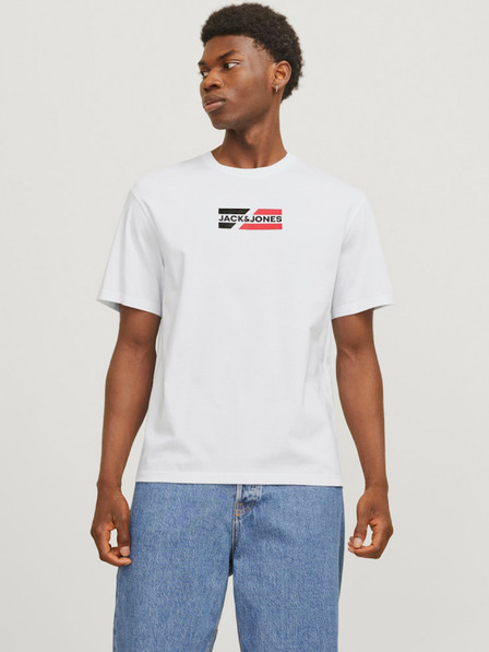 Jack & Jones Weißes Herren Jack & Jones Corp T-Shirt