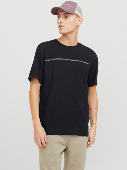 Jack & Jones Schwarzes Jack & Jones Herren Fusion Hemd