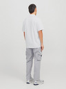 Jack & Jones Weißes Herren-Polohemd Jack & Jones Fusion