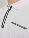 Jack & Jones Weißes Herren-Polohemd Jack & Jones Fusion