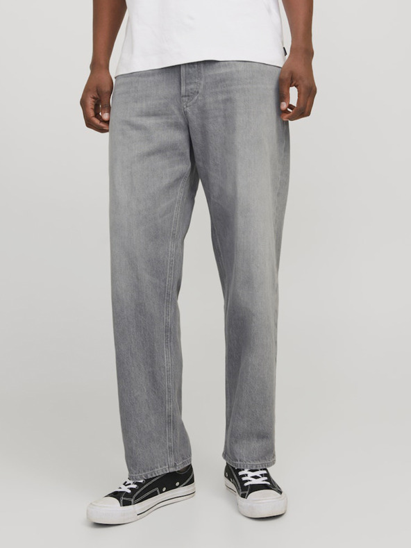 Jack & Jones Hellgraue, lockere Herrenjeans Jack & Jones Eddie