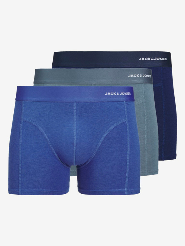 Jack & Jones Dreier-Set Herren-Boxershorts in Jack & Jones Blau