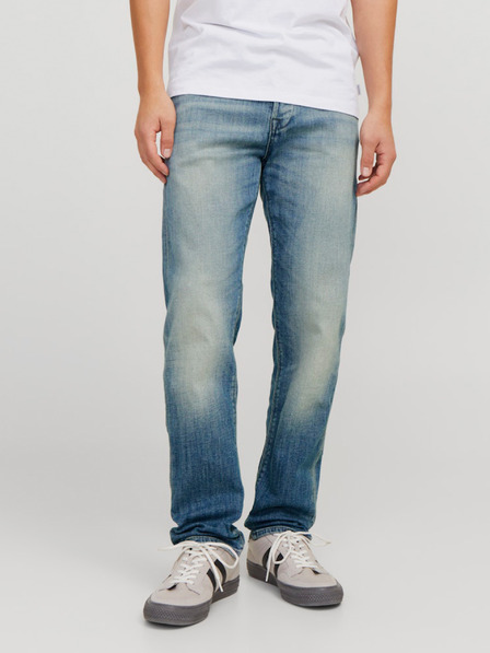 Jack & Jones Blaue Tapered-Fit-Jeans für Herren von Jack & Jones Mike
