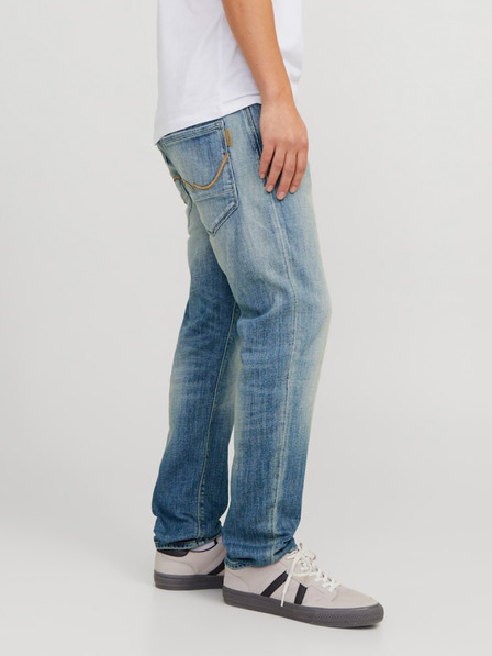 Jack & Jones Blaue Tapered-Fit-Jeans für Herren von Jack & Jones Mike