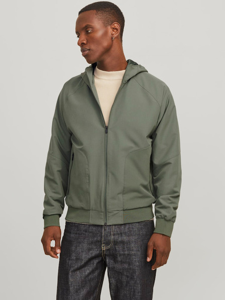 Jack & Jones Grüne Jack & Jones Herrenjacke Perfect