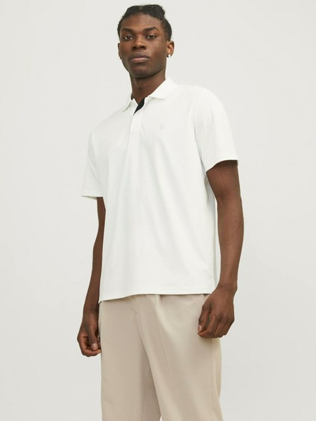 Jack & Jones Jack & Jones Crodney Weißes Herren-Poloshirt