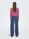 Jacqueline de Yong JDY Geggo Blau Damen Jeans mit weitem Bein