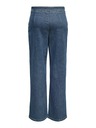 Jacqueline de Yong JDY Geggo Blau Damen Jeans mit weitem Bein