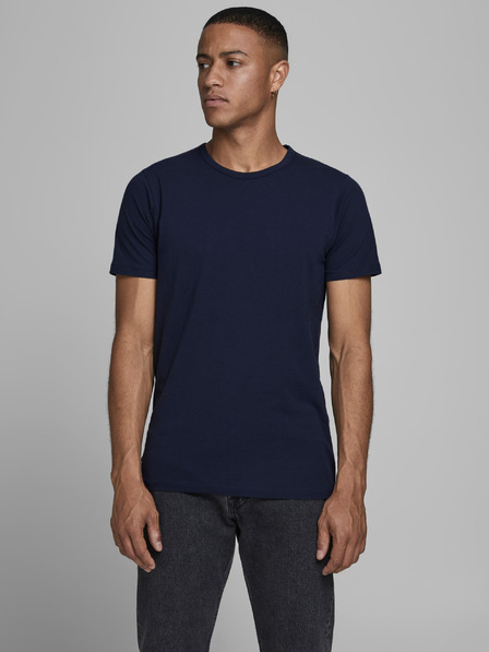 Jack & Jones Dunkelblaues Jack & Jones Basic-T-Shirt