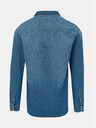 Jack & Jones Blaues Denim-Hemd mit schmaler Passform für Herren Jack & Jones Heridan