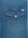 Jack & Jones Blaues Denim-Hemd mit schmaler Passform für Herren Jack & Jones Heridan