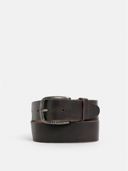 Jack & Jones Dunkelbrauner Ledergürtel Jack & Jones Paul