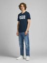 Jack & Jones Dunkelblaues Jack & Jones Corp T-Shirt