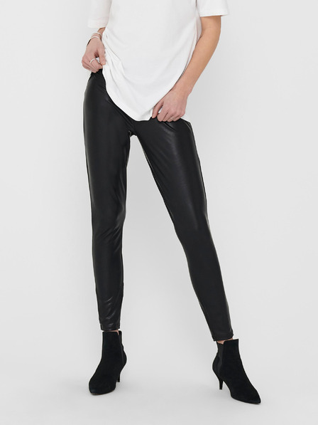 ONLY Schwarze Kunstleder-Leggings ONLY Cool