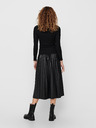 ONLY Schwarzes geripptes ONLY Emma Hemd