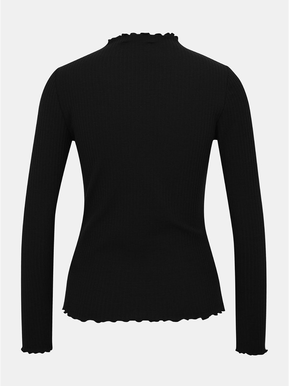 ONLY Schwarzes geripptes ONLY Emma Hemd