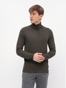 Jack & Jones Khakifarbener Rollkragenpullover Jack & Jones Emil
