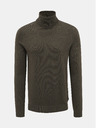 Jack & Jones Khakifarbener Rollkragenpullover Jack & Jones Emil