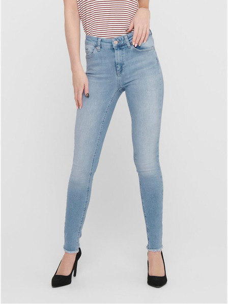 ONLY Blaue Röhrenjeans mit Skinny Fit ONLY Blush