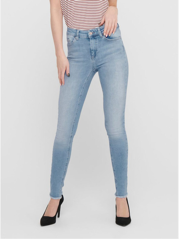 ONLY Blaue Röhrenjeans mit Skinny Fit ONLY Blush