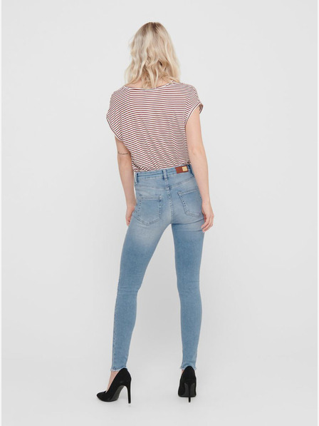 ONLY Blaue Röhrenjeans mit Skinny Fit ONLY Blush