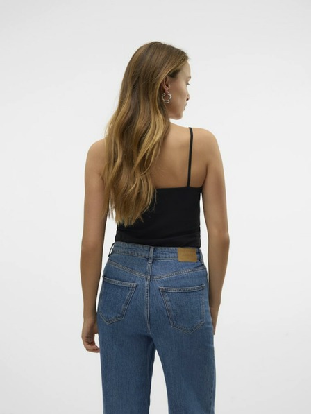 Vero Moda Schwarzes Tank-Top mit Spitze VERO MODA Inge