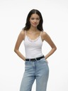 Vero Moda Weißes Tank-Top mit Spitze VERO MODA Inge