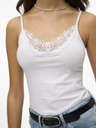 Vero Moda Weißes Tank-Top mit Spitze VERO MODA Inge