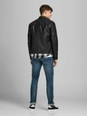 Jack & Jones Schwarze Lederjacke Jack & Jones Rocky