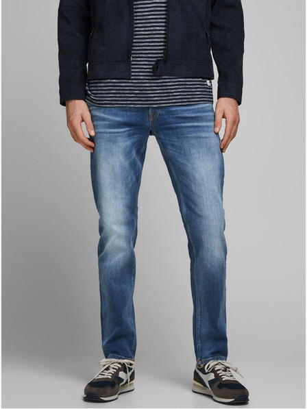 Jack & Jones Blaue Herrenjeans Straight Fit Jack & Jones Mike