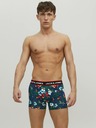 Jack & Jones Dreierpack Jack & Jones Flower Boxershorts in Blau und Schwarz