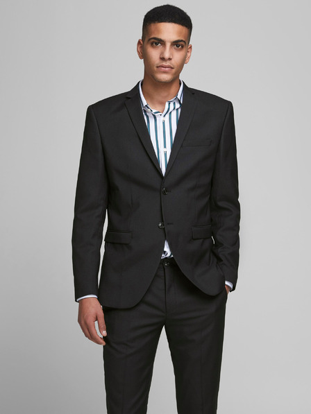Jack & Jones Schwarzer Jack & Jones Solaris Blazer aus einer Wollmischung für Herren