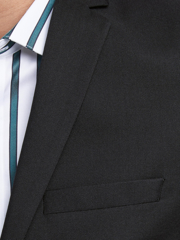 Jack & Jones Schwarzer Jack & Jones Solaris Blazer aus einer Wollmischung für Herren