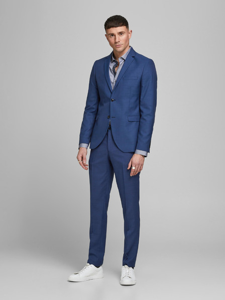 Jack & Jones Blaue Jack & Jones Solaris Anzugsjacke aus Wolle