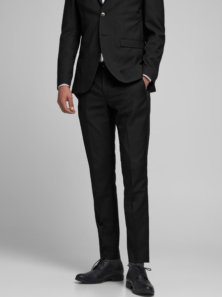 Jack & Jones Schwarze Slim Fit Anzughose aus Wollmischung Jack & Jones Solaris