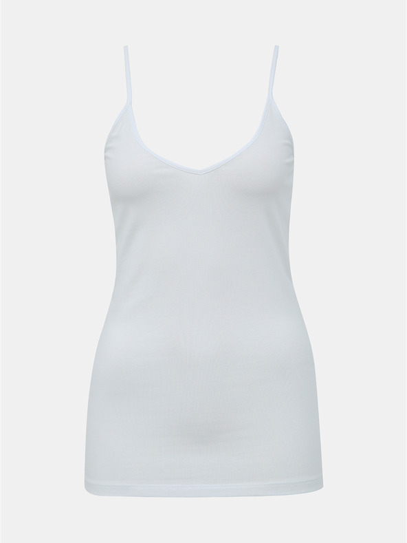 Vero Moda Weißes Basic-Tank-Top VERO MODA Maxi My